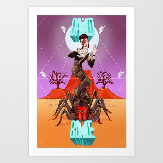 Spiders from Mars Art Print