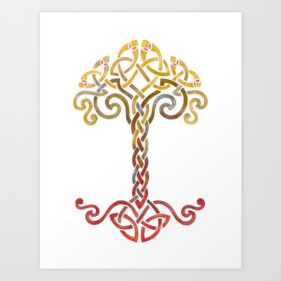 Woven Tree of Life Art Print
