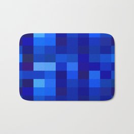Blue Mosaic Bath Mat