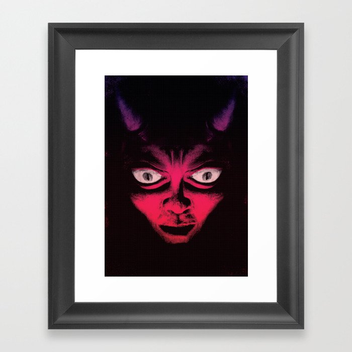 Little Devil Framed Art Print