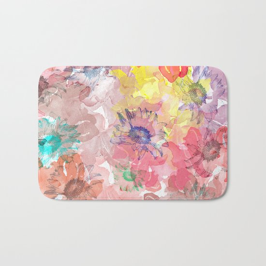 Flower carpet(32). Bath Mat