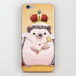 Royal Hedgehog iPhone Skin