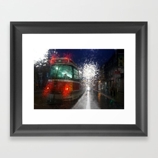 Rain Rider Framed Art Print