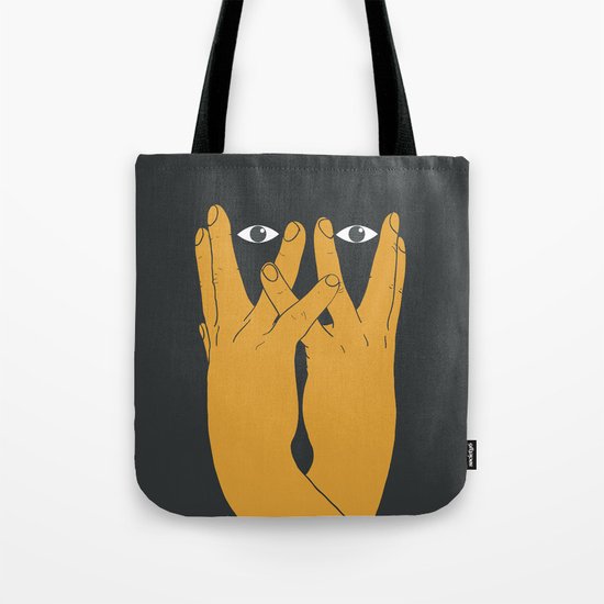 Hands mask Tote Bag