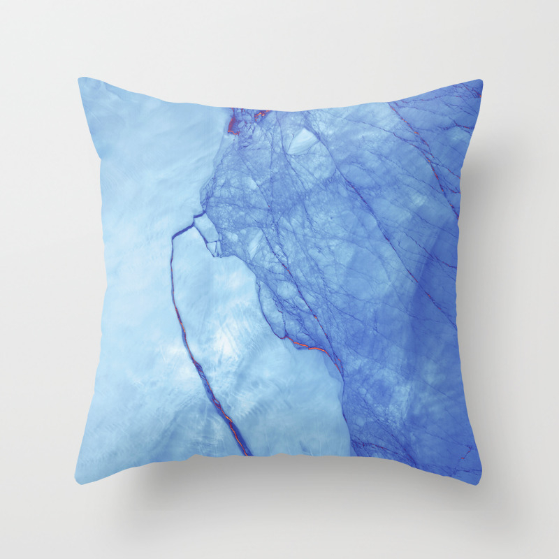 Thermal Iceberg || Throw Pillow by 