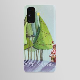 gingerbread forest Android Case