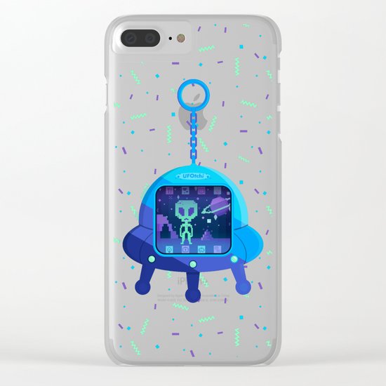 UFOtchi Clear iPhone Case