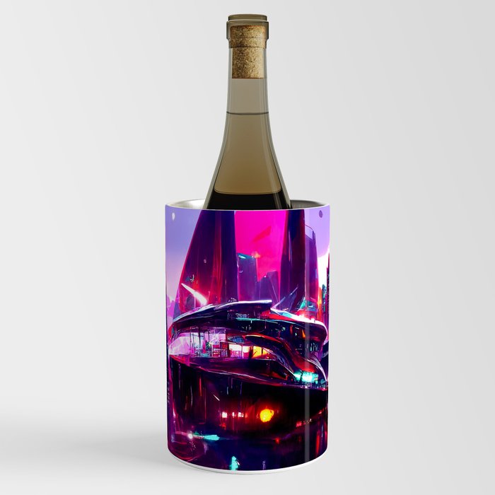Postcards from the Future - Neon City Wine Chiller