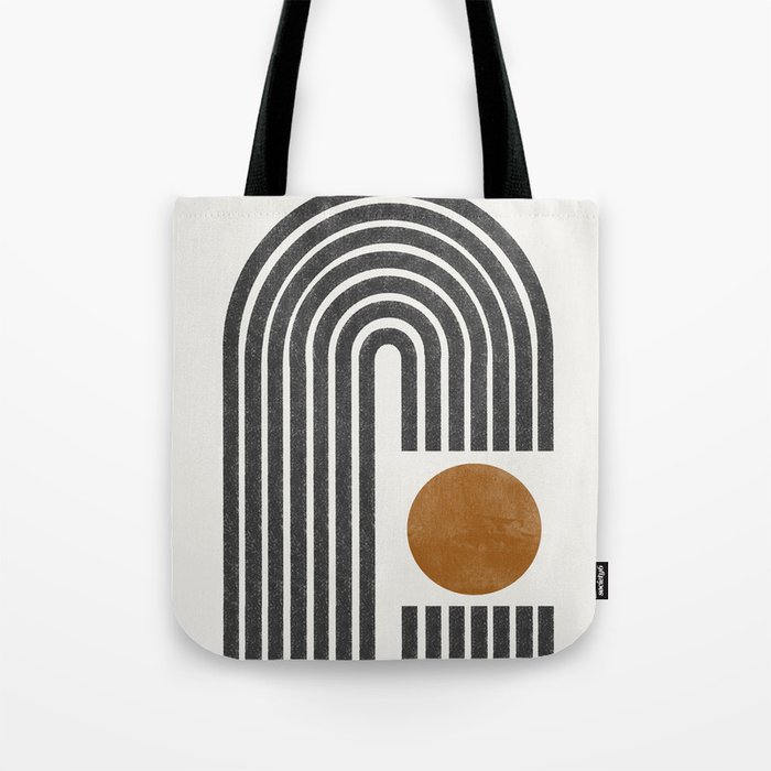Modern Shape Art Tote Bag