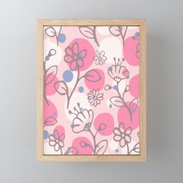 flower lovers Framed Mini Art Print