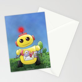 Happiness is knowing how to love Stationery Cards