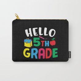 Hello 5th Grade Back To School Carry-All Pouch