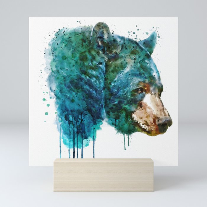 Bear Head Mini Art Print