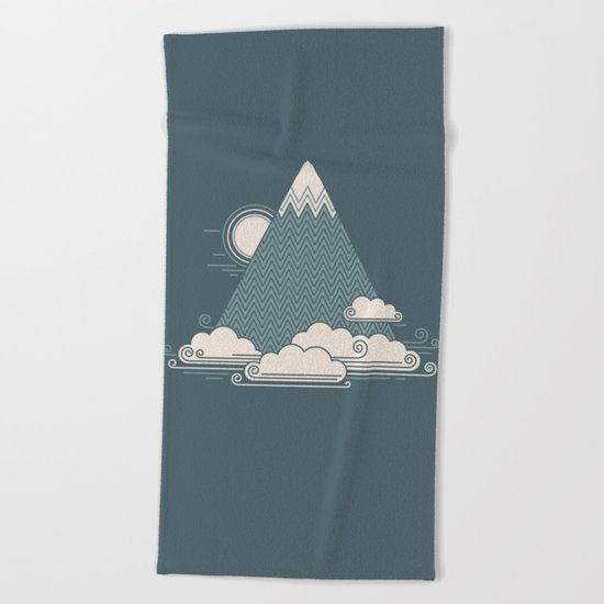 Cloud Mountain Beach Towel