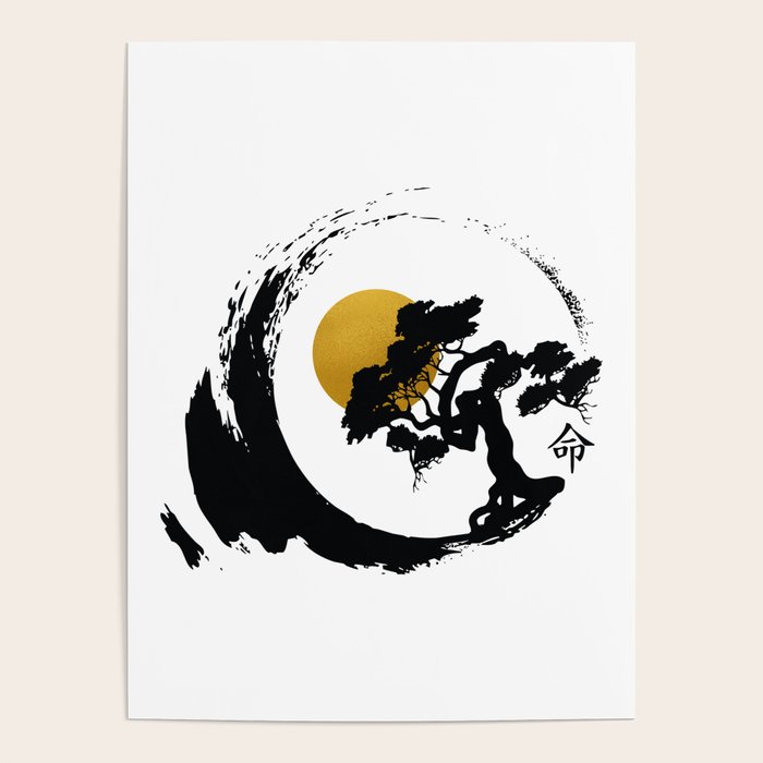 Zen Art Poster by erzebeth Society6