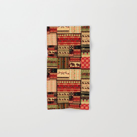 African patchwork. Hand & Bath Towel