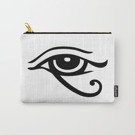 Egyptian Eye of Horus. BLACK. Carry-All Pouch