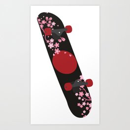 Japan Skate Art Print