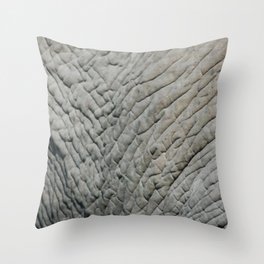 Elephant Texture  Throw Pillow