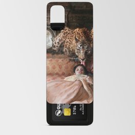 Guillermo Lorca Tiger and Girls in Badroom Garcia Android Card Case