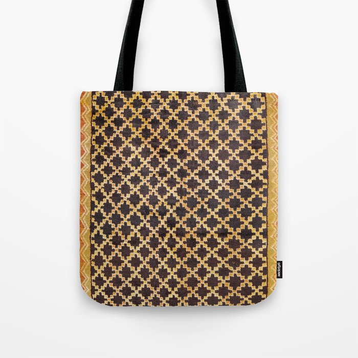 Ait Ouaouzguite Morocco North African Rug Print Tote Bag