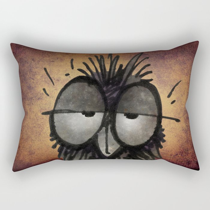 Sleepy Owl Rectangular Pillow