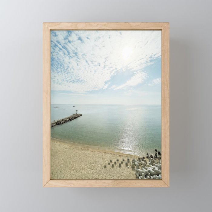 Beautiful Beach Framed Mini Art Print