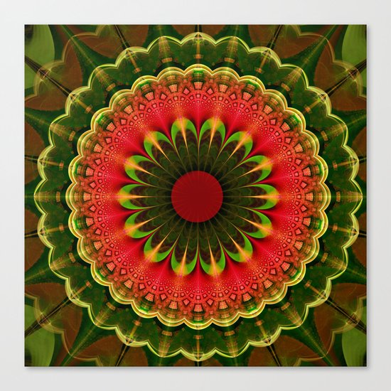 Winter mood, Abstract pattern design Canvas Print