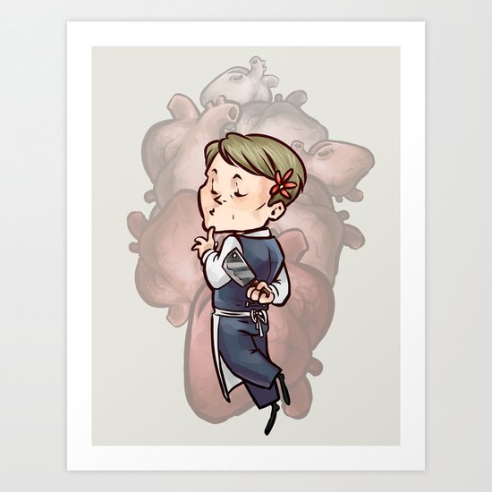 hannibal lecter Art Print