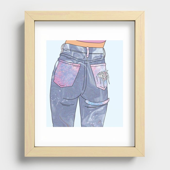 Miss New Booty Recessed Framed Print