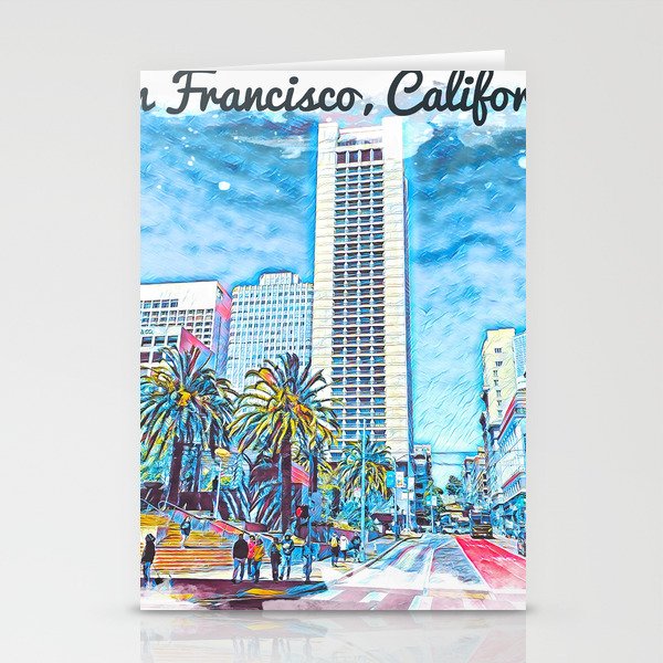 San Francisco California  Stationery Cards