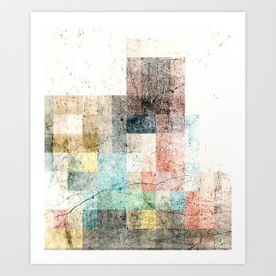 concrete II Art Print