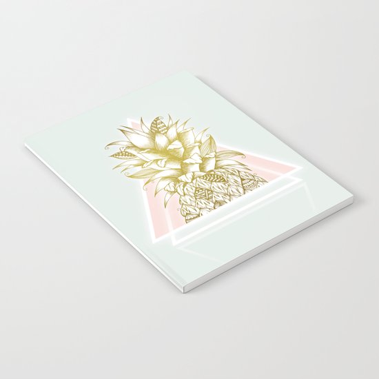 Golden Pineapple Notebook