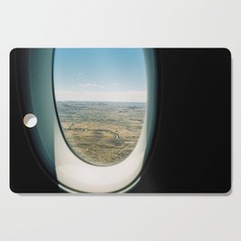 Airplane view on Africa | analogue photography | Cutting Board