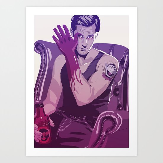 true Blood - Eric/Count Von Count Art Print