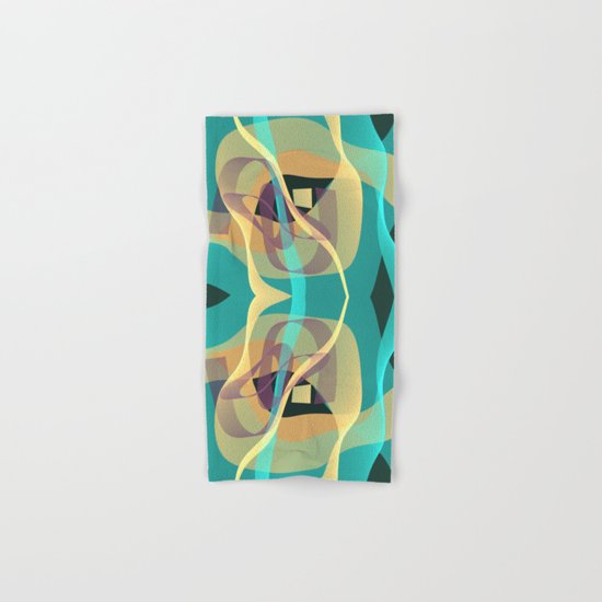 Floating in turquoise Hand & Bath Towel
