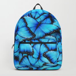 Peace of the Blue Butterfly Backpack