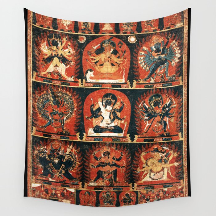 Chakrasamvara Vajravarahi Tantra Thangka Wall Tapestry