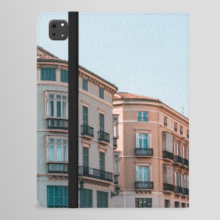 Spain Photography - Downtown In Madrid iPad Folio Case