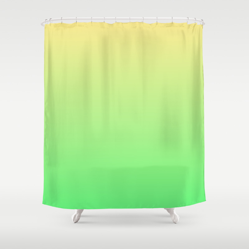 Green To Yellow Ombre Shaded Lemon And Lime Sorbet Ice Cream