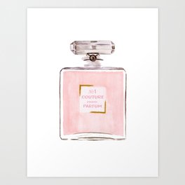 Pink Parfum Art Print