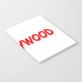 "#HOLLYWOOD" Cute Design. Buy Now Notebook