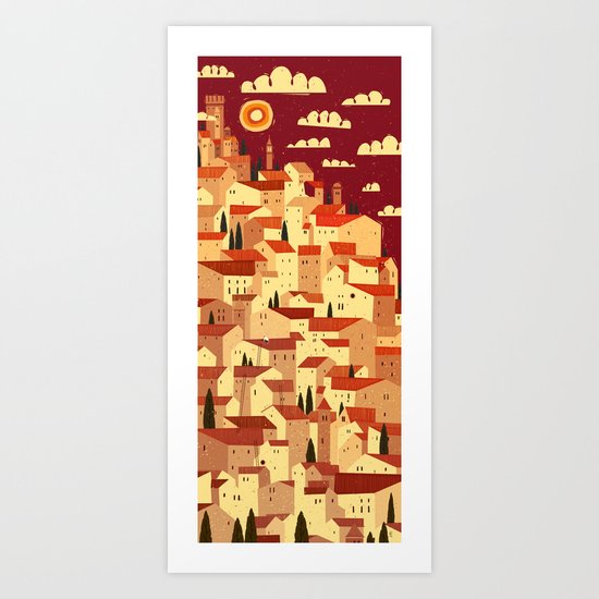 The Tiler Art Print