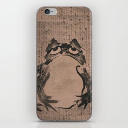Frog and Mouse - Getsuju, Japanese Art iPhone Skin