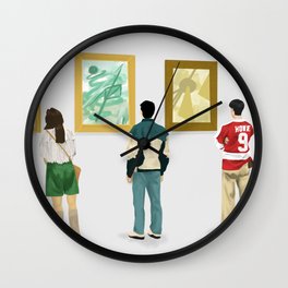 Ferris Bueller at the Art Museum Wall Clock | 80Smovie, Dayoff, Nostalgia, Digital, Ferrisbueller, 80S, Classic, Ink, Curated, 1980S 
