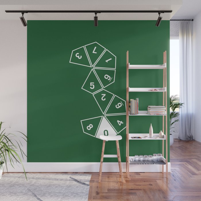 Unrolled D10 Wall Mural
