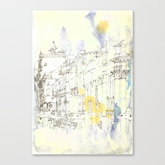 Nothing,my dear, endures Canvas Print