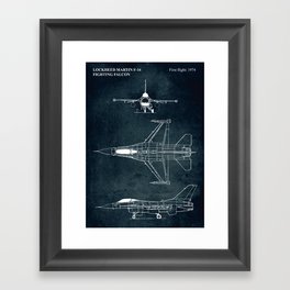 F-16 Fighting Falcon - 1974 Framed Art Print