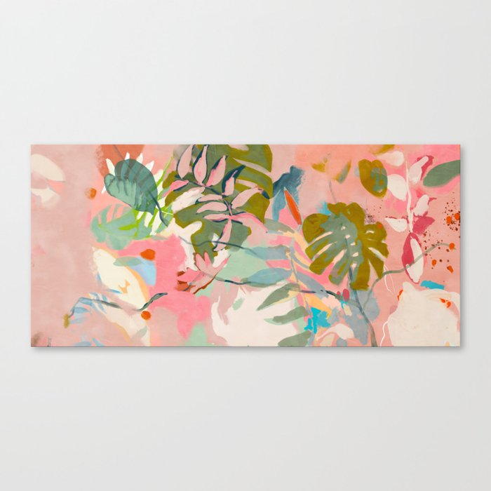 tropical home jungle abstract Canvas Print