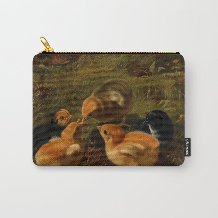 Baby Chicks Art Carry-All Pouch